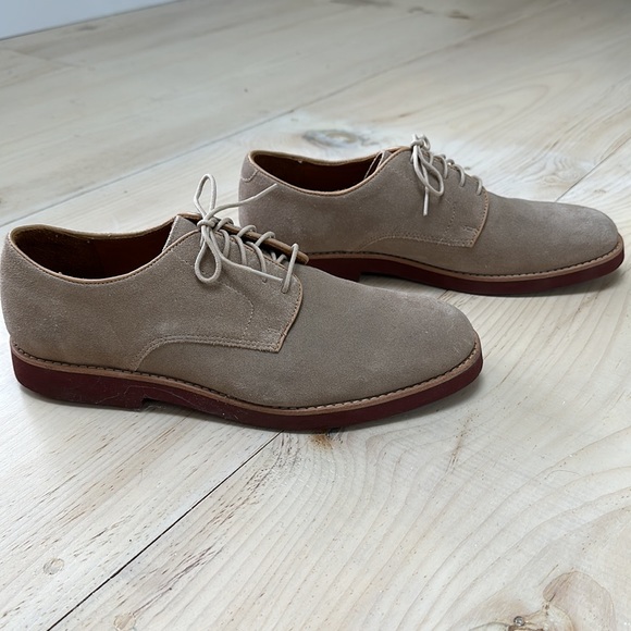 New JCrew men’s suede leather lace-up dress shoe size 10 - Picture 2 of 6